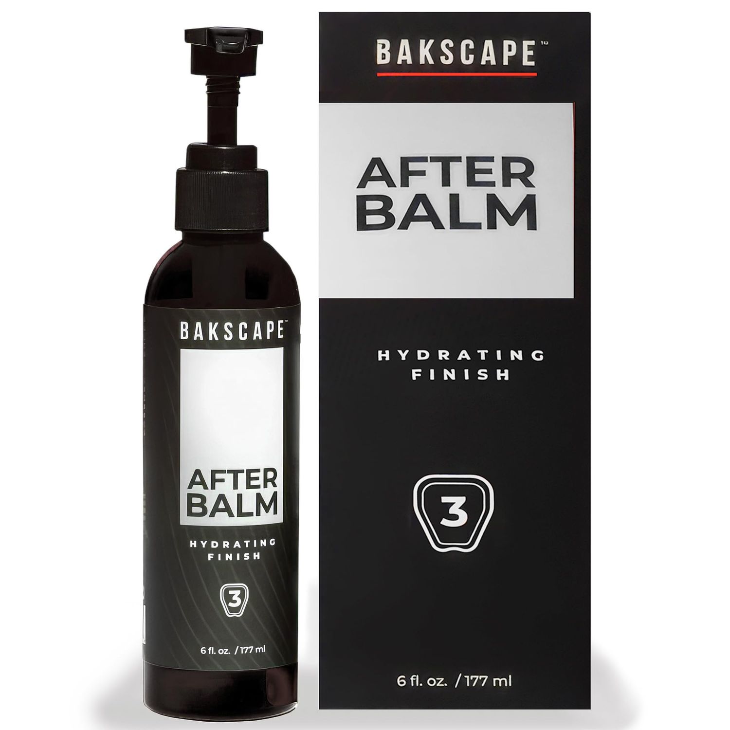 Bakscape Men&#39;s After Balm, Nourishing and Refreshing Post-Shave Care, Designed for Use 2.0 and Applied Using the BAKLICATOR 2.0, 6oz