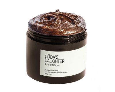COBA&#39;S DAUGHTER 100% Robusta Coffee Body Scrub with Matcha &amp; Shea Butter | Exfoliate, moisturize skin and Reduce stretch marks and cellulite | Safe for pregnancy | Vegan &amp; Clean Beauty (10.6 Oz)