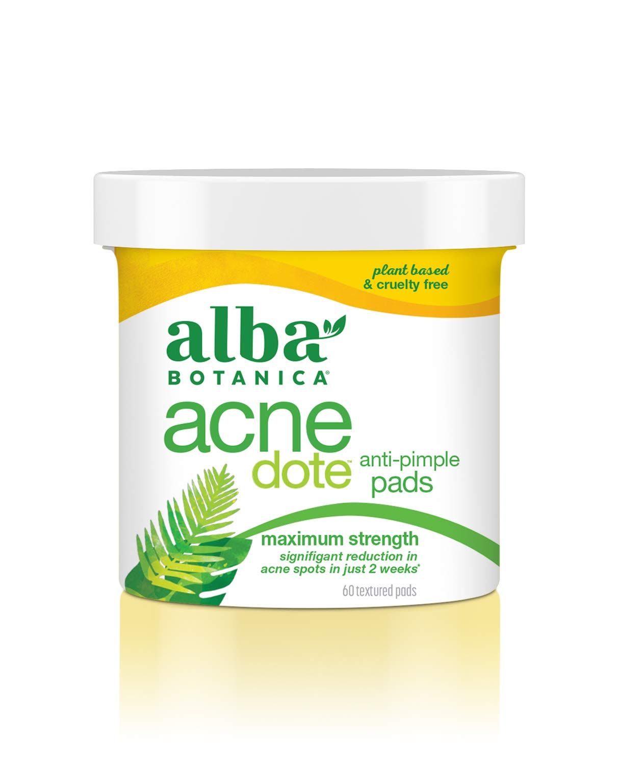 Alba Botanica AcneDote Anti-Pimple Pads, 60 Count (Packaging May Vary)