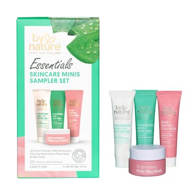 By Nature Essentials Skincare Minis Sampler Skincare Set - Skin Care Set, Travel Size Skincare Gift Set, Skin Care Sets &amp; Kits, Skincare Kits, Travel Skincare, Skincare Sets, Face Care Set for Women