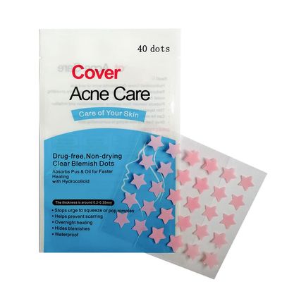 AGRCARE Acne Pimple Patch, Hydrocolloid Pimple Patches for Face, Zit Patch, Acne Dots, Clear Acne Stickers (2 Pack)