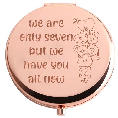 AKTAP K-pop Characters Makeup Mirror BT Gift We are Only Seven But We Have You All Now Army Gift Concert Accessory (K-pop Characters Mirror)