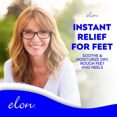 Elon Herbal Foot Cream (5 oz.) - Hydrating Foot Healing Cream w/Vitamin E &amp; Green Tea Extract - Stimulates Skin Renewal &amp; Instant Relief - Best Foot Cream For Dry Cracked Feet