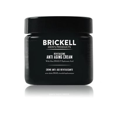 Brickell Men&#39;s Revitalizing Anti-Aging Cream For Men, Face Moisturizer For Face To Reduce Fine Lines and Wrinkles, Natural and Organic Anti Wrinkle Night Face Cream, 2 Ounce, Scented
