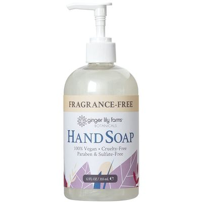 Ginger Lily Farms Botanicals All-Purpose Liquid Hand Soap, 100% Vegan &amp; Cruelty-Free, Fragrance-Free, 12 fl oz