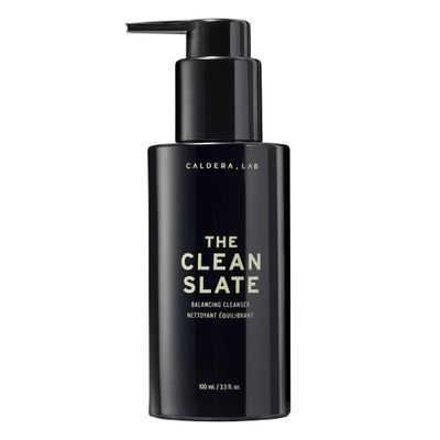 Caldera + Lab The Clean Slate | Men&#39;s Organic Foaming Facial Cleanser for Dry, Sensitive, &amp; Normal Skin - Vegan, Natural &amp; Antioxidant Packed Exfoliating Face Wash