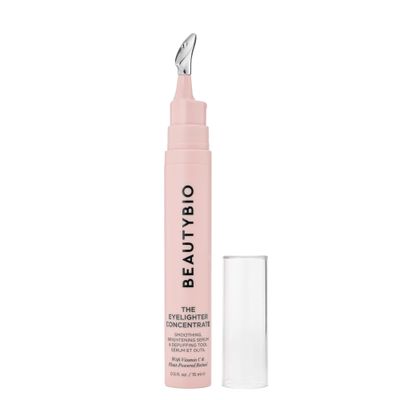 BeautyBio The Eyelighter Concentrate. Smoothing, Brightening &amp; Priming Serum + Depuffing Tool