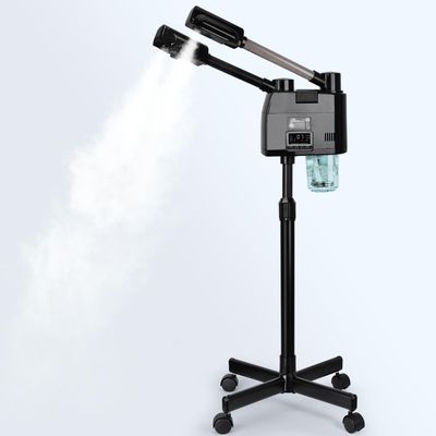 FLOLXNB Professional Facial Steamer, 2 in 1 Facial Steamer with Ozone,Esthetician Steamer with Hot&amp;Cold Nozzle,Digital Face Steamer for Home Beauty Salon Spa