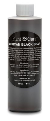 African Black Soap Liquid 8 oz. 100% Raw Pure Natural From Ghana. Acne Treatment, Aids Against Eczema &amp; Psoriasis, Dry Skin, Scars and Dark Spots. Great For Pimples, Blackhead, Face &amp; Body Wash