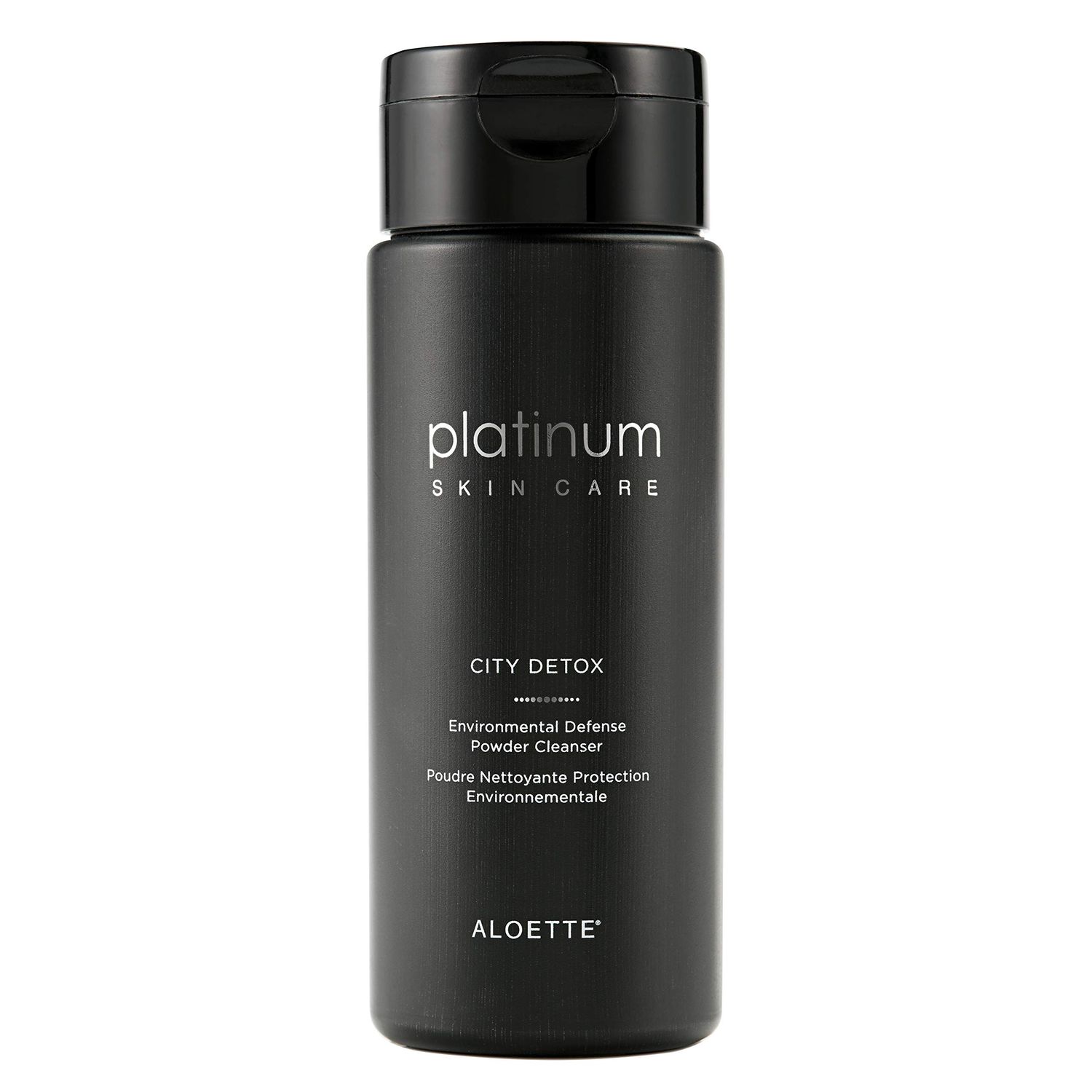 Aloette City Detox Environmental Defense Powder Cleanser, Charcoal Infused Powder Cleanser, Sulfate &amp; Cruelty Free, 1.7 Fl Oz