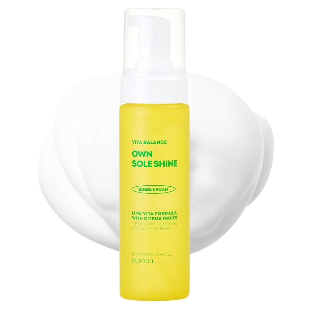 EUNYUL Vita Balance Own Sole Shine Bubble foam [6.76 fl.Oz. / 200ml] Vitamin C Cleanser, Bubble Foam Cleanser