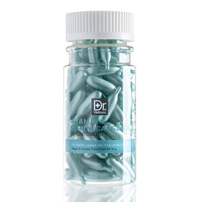 Dr. Wellness Moisturizing, Serum Capsules with Vitamin E, For Glowing, Radiant Skin, 90 Capsules