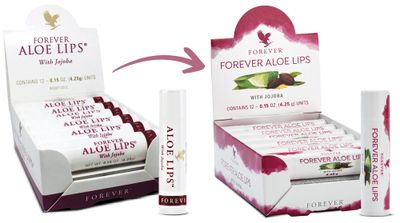 Forever Living - Forever Aloe Lips - Ultimate Lip Care for Any Weather - Moisturizing Lip Balm with Aloe, Jojoba &amp; Beeswax - Vegan - Pack of 12