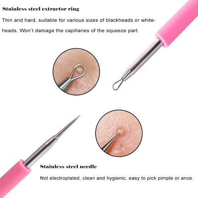 BEZOX Professional Acne Removal Needle, Whitehead &amp; Blackhead Remover, Pimple Extractor Tool