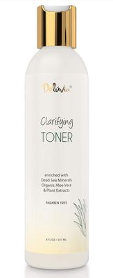 Deluvia Clarifying Toner for Face, Hydrating Face Toner for Sensitive, Dry, Aging Skin. Facial Toner &amp; Pore Cleanser for Face, Alcohol Free Toner, Face Toner for Women &amp; Men. Skincare Hydrating Toner.