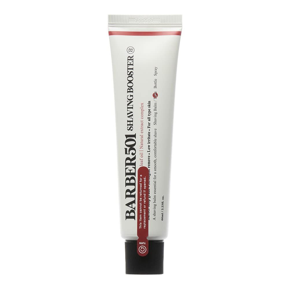 Barber501 Shaving Booster Balm Shaving Cream Men, Shaving Gel, Shave Oil, Travel Shaving Cream (1, Tea tree)