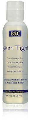 B&amp;C 1001 Skin Tight Ointment Regular For Razor Bumps &amp; Ingrown Hair, for Men &amp; Women, 4 Ounce (118ml)