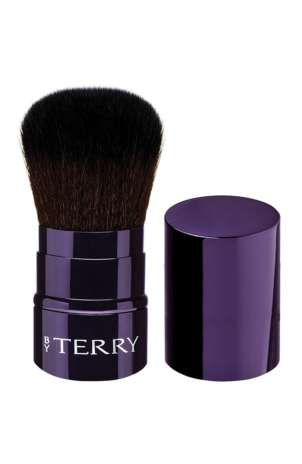 By Terry Tool-Expert Kabuki Makeup Brush, On The Go Touch-Up Face Brush For Powders