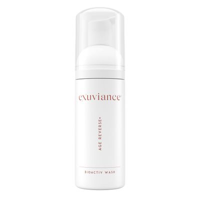 EXUVIANCE AGE REVERSE BioActiv Foaming PHA Face Wash and Makeup Remover with Botanical Extracts, Soap-Free 4.4 fl. oz.