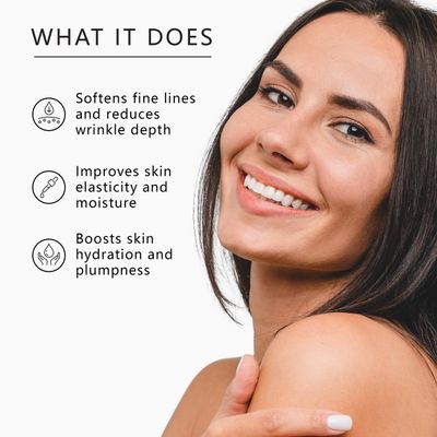 Asterwood Matrixyl 3000 + Argireline Serum with Hyaluronic Acid - Anti-Aging and Anti-Wrinkle - Peptides Serum For Face, 29ml/1 oz
