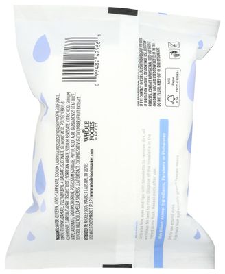 365 by Whole Foods Market, Cleansing Towelettes Makeup Remover, 30 Count