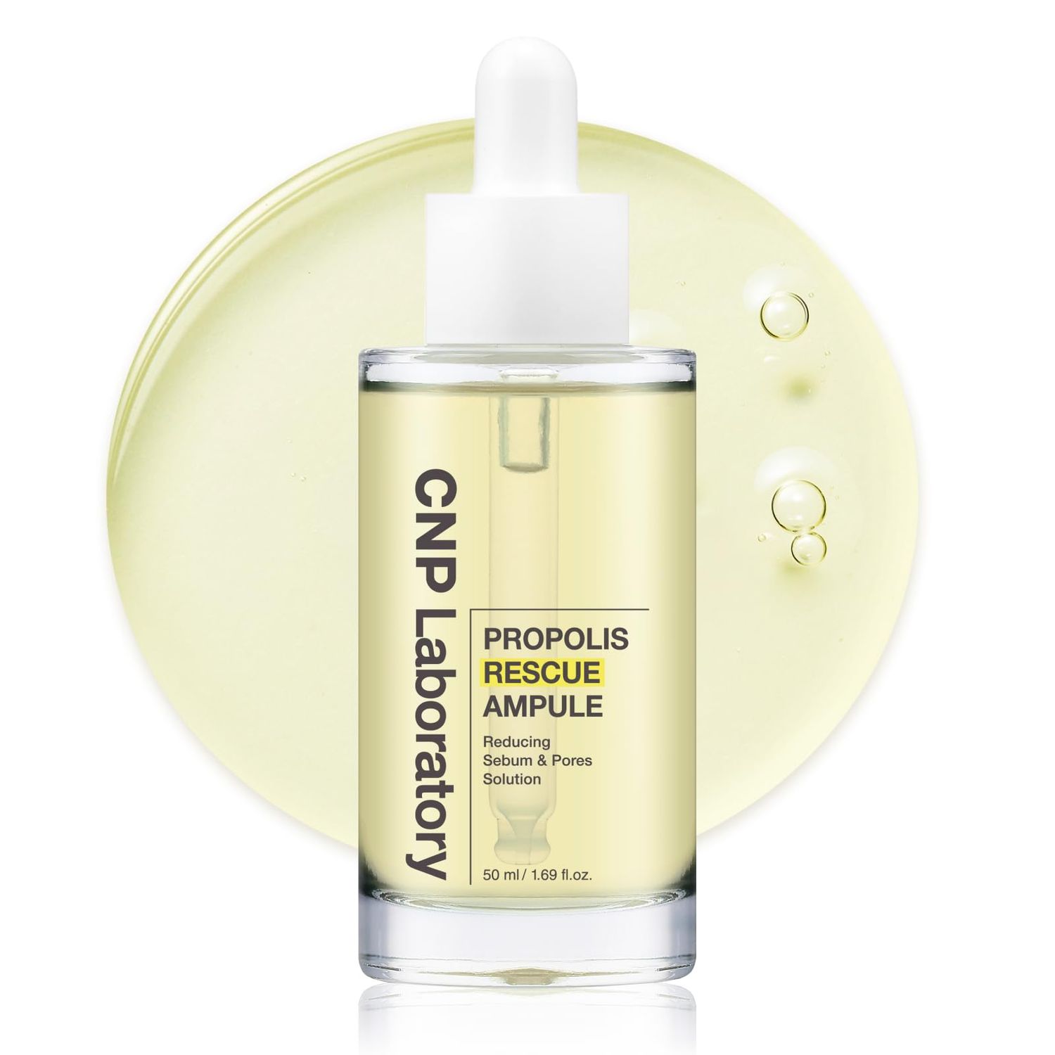 CNP Rescue+Propolis Serum - Niacinamide with IP-BHA for Dry &amp; Sensitive Skin, Soothing, Hydrating, Minimizing Pores, Lightweight Essence for Glass Skin, Gifts for Women, Korean Skin Care