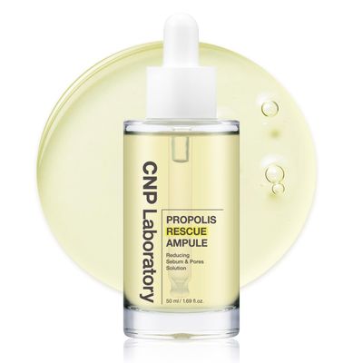 CNP Rescue+Propolis Serum - Niacinamide with IP-BHA for Dry &amp; Sensitive Skin, Soothing, Hydrating, Minimizing Pores, Lightweight Essence for Glass Skin, Gifts for Women, Korean Skin Care