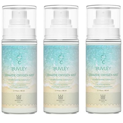 BUVLEY Ceramide Oxygen Face Mist | Low pH, Vegan, Cruelty Free | Hydrating Refreshing Soothing Facial Mist Spray with Antioxidants 2.7 Fl Oz (3)