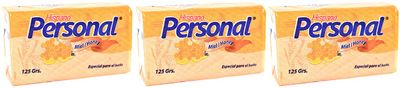 3 Hispano Personal Honey Miel Bar Soap 125g 4.4 oz each Great Dominica Soap Bars