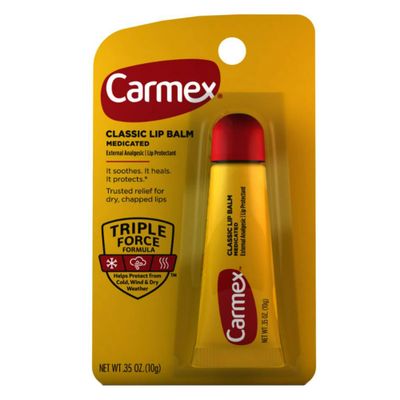 Carmex Classic Lip Balm Medicated 0.35 oz (Pack of 9)