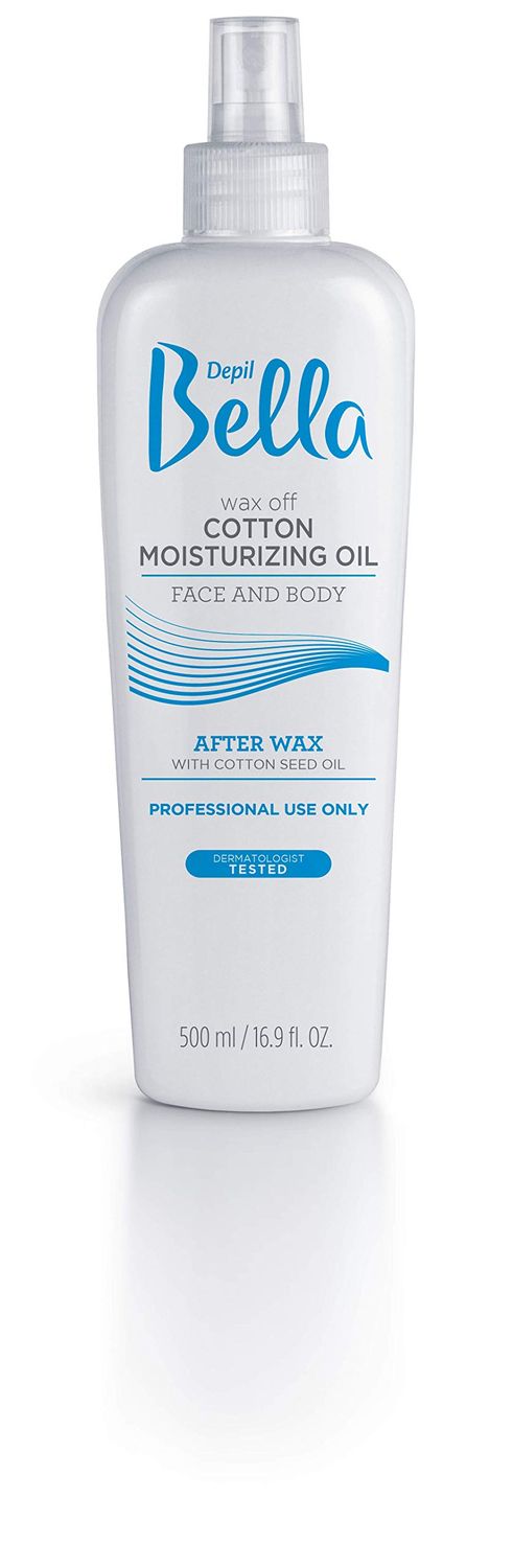 Depil Bella Post Waxing Oil Moisturizing Remover | Cotton Seed Oil for Soft and Smooth Skin | 500ml