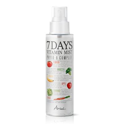 Ariul 7 Days Vitamin Mist - 4 in 1 Hydrating Face Mist, Makeup Setting Spray &amp; Facial Toner, Perfect Makeup Finish Spray for Dewy Look, Natural Face Spray, Suitable for All Skin Types (5.07 Fl.Oz)