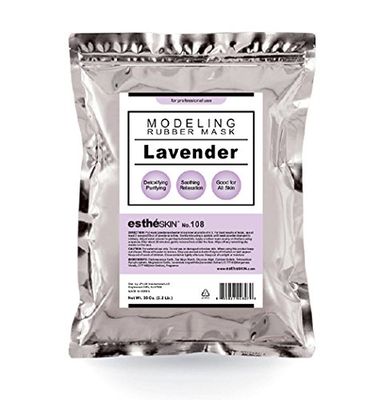 estheSKIN No.108 Lavender Modeling Mask Powder for Professional Facial Treatment, 35 Oz. (1 pack)