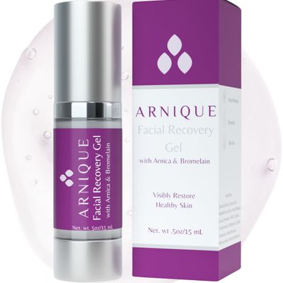 Arnique Arnica Gel for Face - Facial Recovery Aftercare for Fillers &amp; Cosmetic Injection Treatments, Arnica Montana and Bromelain for Bruising and Swelling After Surgery Skin
