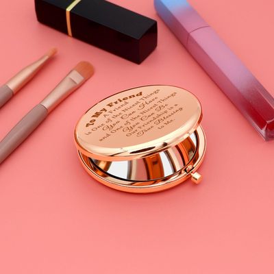 Friendship Encouragement Gifts Compact Makeup Mirror Best Friend Soul Sister Gifts Friend Birthday Gift Compact Mirror Graduation Thanksgiving Gifts for Bff Gifts Bestie Gifts Folding Makeup Mirror