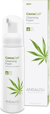 Andalou Naturals CannaCell Cleansing Foam, botanical, 5.5 Fl Oz