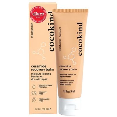 Cocokind Ceramide Recovery Balm, Moisture-locking balm, vegan, mineral oil-free, petrolatum-free, 1.7 Fl Oz