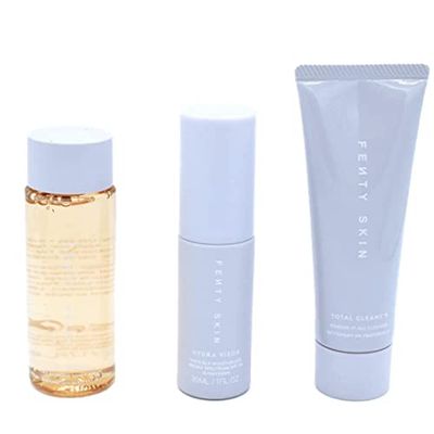 Fenty Skin Start&#39;r Set: Total Cleans&#39;r, Fat Water Toner Serum, Hydra Vizor Sunscreen