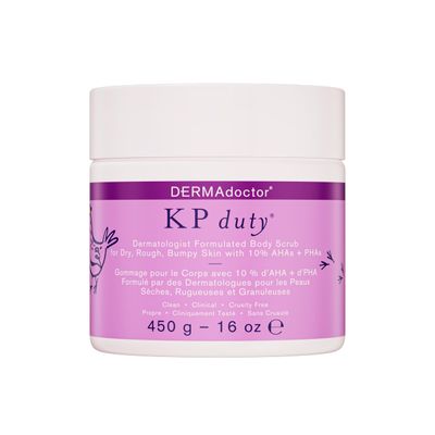 DERMAdoctor KP Bump Eraser Body Scrub Dermatologist Formulated Exfoliant | Keratosis Pilaris Treatment For Dry And Bumpy Skin 10% AHAs + PHAs - 16 fl oz