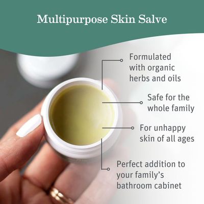 Earth Mama Organic Skin & Scar Balm |C-Section Recovery Skin Care, Pregnancy Stretch Mark Scar Cream with Organic Jojoba Oil, Tamanu Oil & Gotu Kola (2-Pack)