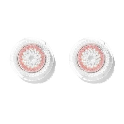 Brush Head Replacement | Radiance Facial Cleansing | Compatible with Mia 1, Mia 2, Mia Fit, Alpha Fit, Alpha Fit, Verified by Transparency (Pink-2Pack)