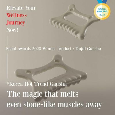 Dujul Ceramic Gua Sha, Face&amp;Body Guasha, Korean Gausha, Face Lift, Muscle Relief Massage Board, Skin Care Gift for Men Women