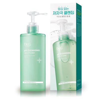 Dr.G pH Cleansing Gel Foam, 200ml - Gel Cleanser Face Wash, Gel Face Wash, Korean Skin Care Coreano, Korean Skincare, K Beauty Skincare, Kbeauty Skincare, Korean Beauty, Asian Skin Care Coreano
