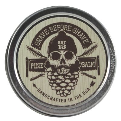 Grave Before Shave Pine Scent Beard Balm (Pine/Cedar wood scent) (2 oz.)