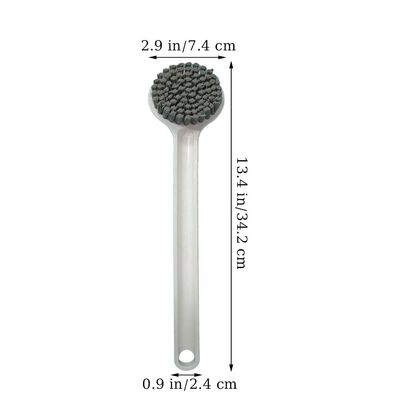 Body Brush,with Soft and Stiff Bristles,Shower Bath Brush Long Handle Gentle Back Skin Scrubber Exfoliate Massage Improve Blood Circulation,Body Exfoliator for Wet or Dry Brushing2 PCS