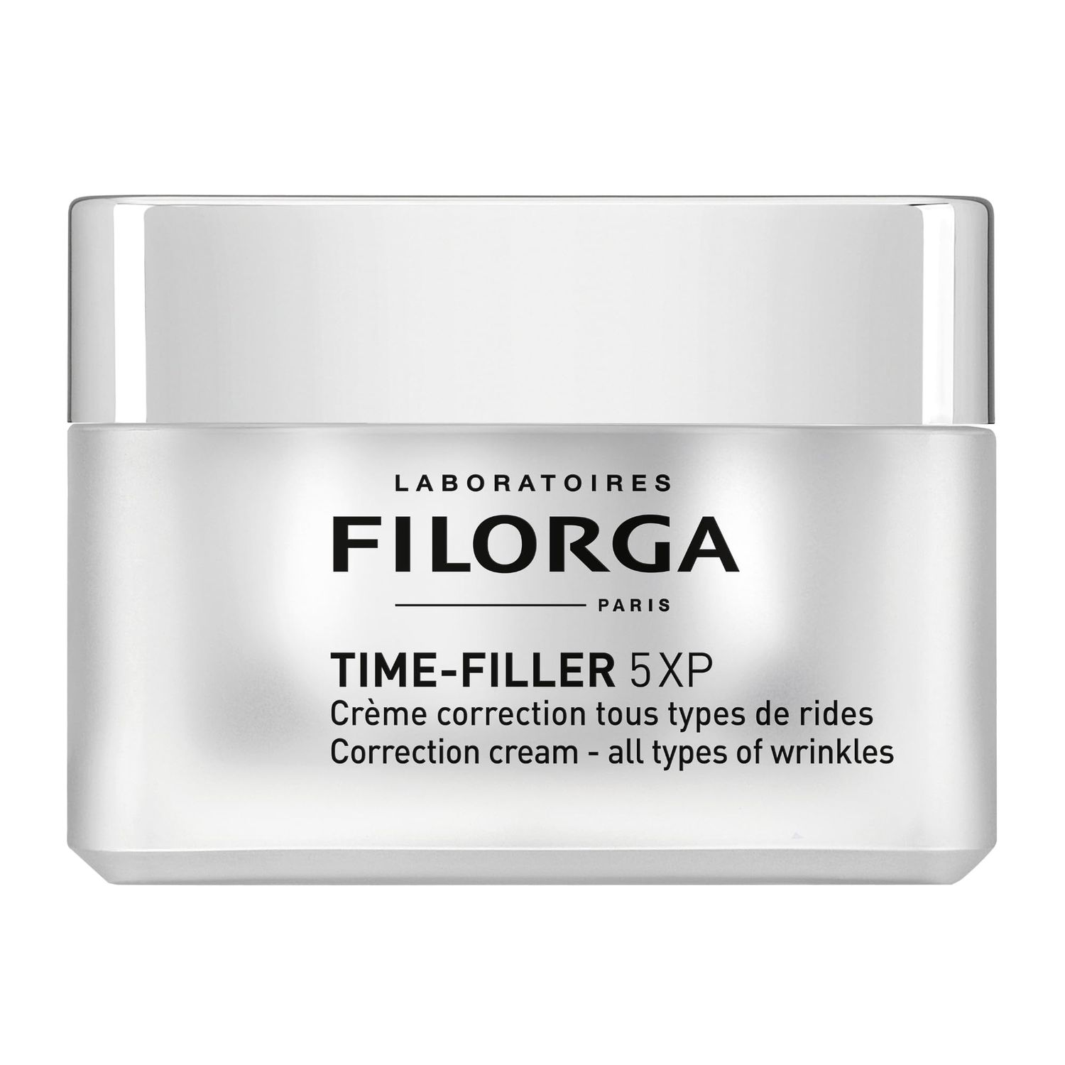 Filorga Time-Filler 5-XP Wrinkle Correction Moisturizing Skin Cream, Enhanced Anti Aging Formula to Reduce and Repair Face, Eye, and Neck Wrinkles and Fine Lines, 1.69 fl oz