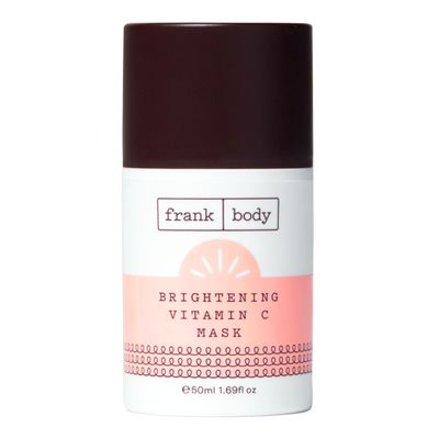 frank body Brightening Vitamin C Face Mask | Cruelty Free Face Mask Brightens, Exfoliates, and Detoxifies Skin with Glycolic Acid, Papaya &amp; Pineapple Extract, and Kakadu Plum 1.69 fl oz / 50 mL