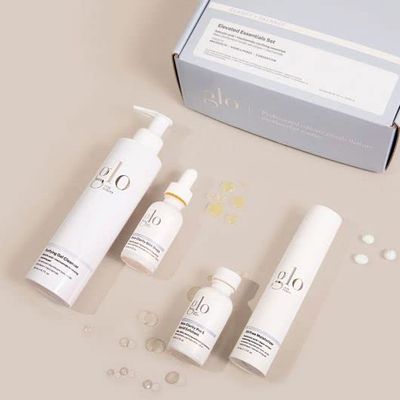 Glo Skin Beauty Clarify + Balance Elevated Essentials Set - Includes Full Size Purifying Gel Cleanser &amp; Beta-Clarity BHA Drops