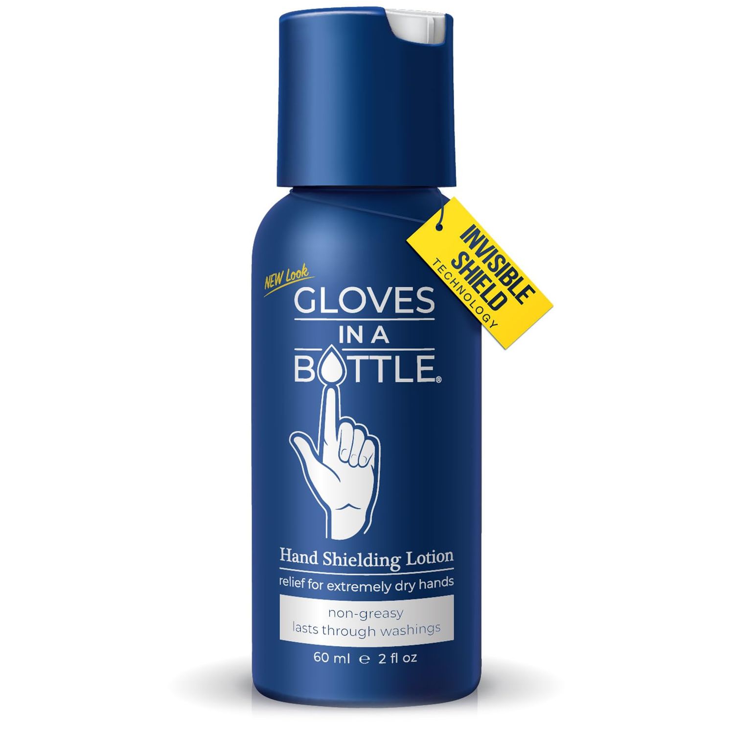 Gloves In A Bottle Shielding Lotion - GREAT for Dry Itchy Skin! Grease-less and Scent FREE! (2oz-60ml)
