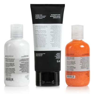 Anthony Face It &amp; Go Kit, Set Includes Glycolic Facial Cleanser 3.4 Fl Oz. All Purpose Facial Moisturizer 3 Fl Oz. Facial Scrub 3.4 Fl Oz.